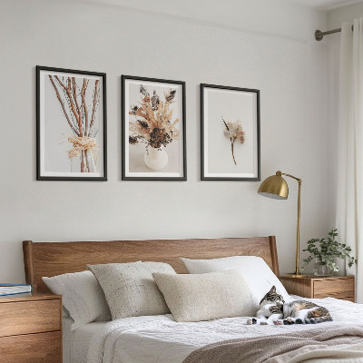 Cadre photo mural Fleurs et branches minimalistes