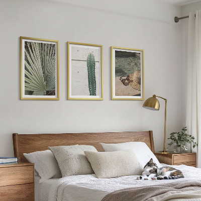Lot de 3 tableaux pour salon Accessoires pour plantes tropicales