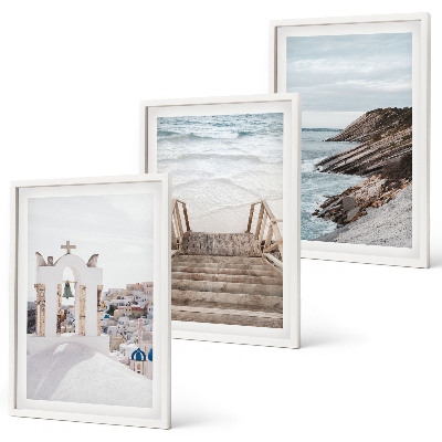 Cadre photo mural Architecture maritime de Santorin