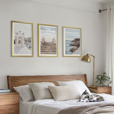 Cadre photo mural Architecture maritime de Santorin