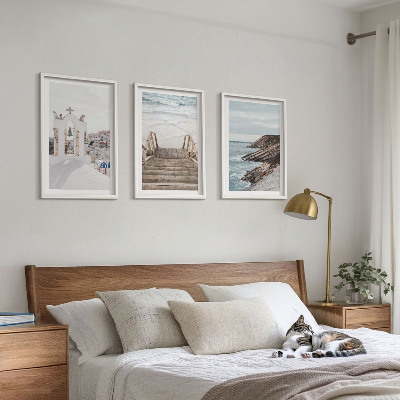 Cadre photo mural Architecture maritime de Santorin