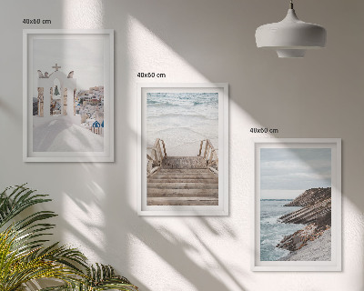 Cadre photo mural Architecture maritime de Santorin