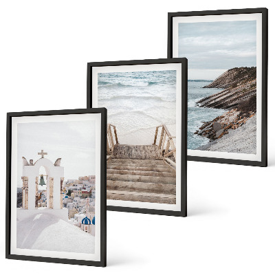 Cadre photo mural Architecture maritime de Santorin