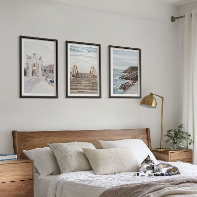 Cadre photo mural Architecture maritime de Santorin