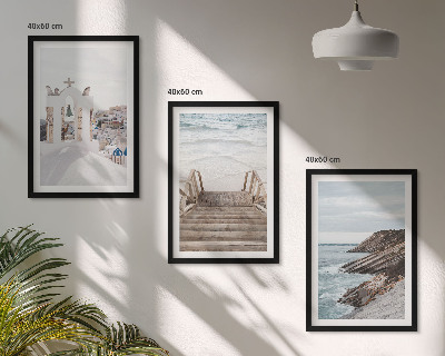 Cadre photo mural Architecture maritime de Santorin