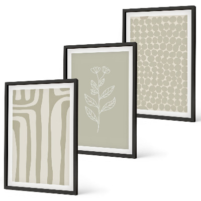 Cadre photo mural Motifs géométriques végétaux