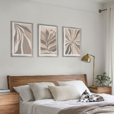 Cadre photo mural Motifs végétaux abstraits