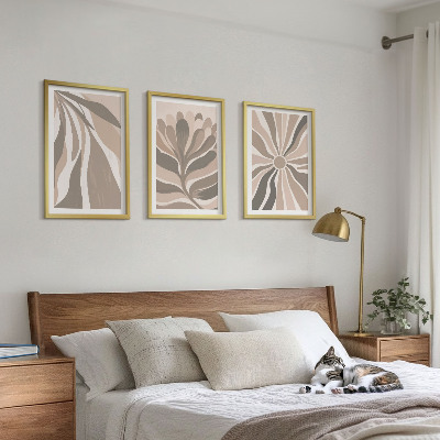 Cadre photo mural Motifs végétaux abstraits