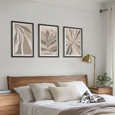 Cadre photo mural Motifs végétaux abstraits