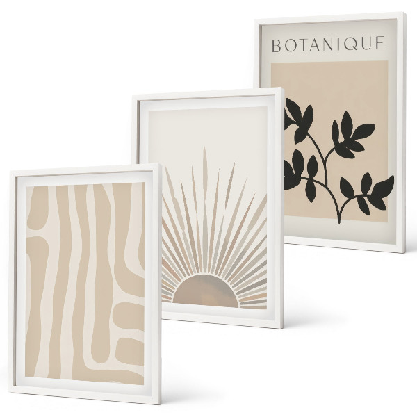 Cadre photo mural Motifs végétaux abstraits