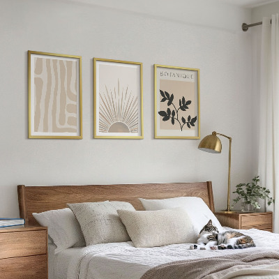 Cadre photo mural Motifs végétaux abstraits