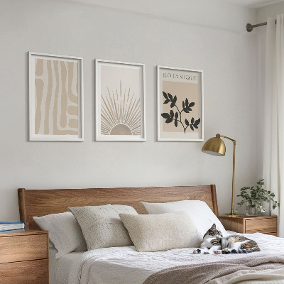 Cadre photo mural Motifs végétaux abstraits