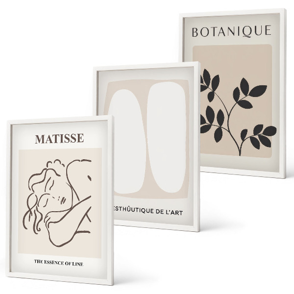 Cadre photo mural Les peintures végétales élégantes de Matisse