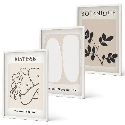 Cadre photo mural Les peintures végétales élégantes de Matisse