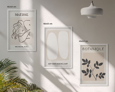 Cadre photo mural Les peintures végétales élégantes de Matisse