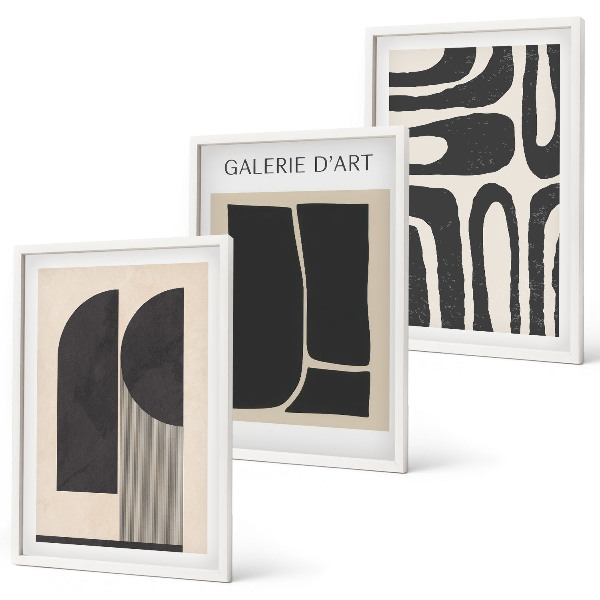 Cadre photo mural Affiches minimalistes abstraites