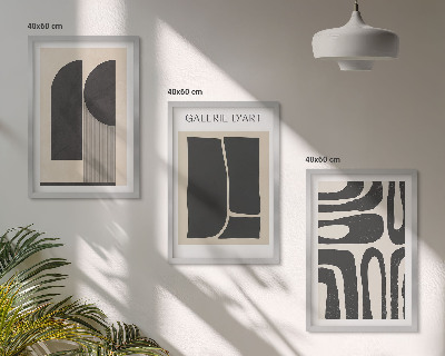 Cadre photo mural Affiches minimalistes abstraites