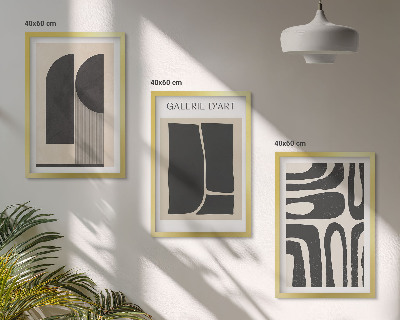 Cadre photo mural Affiches minimalistes abstraites