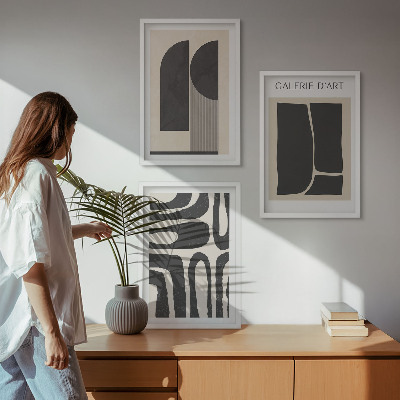 Cadre photo mural Affiches minimalistes abstraites
