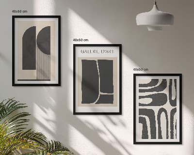 Cadre photo mural Affiches minimalistes abstraites