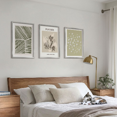 Cadre photo mural Motifs végétaux discrets