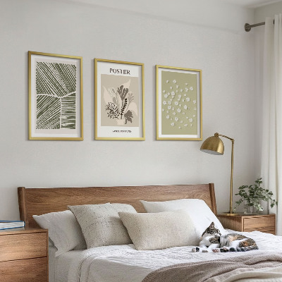 Cadre photo mural Motifs végétaux discrets