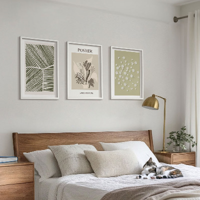 Cadre photo mural Motifs végétaux discrets