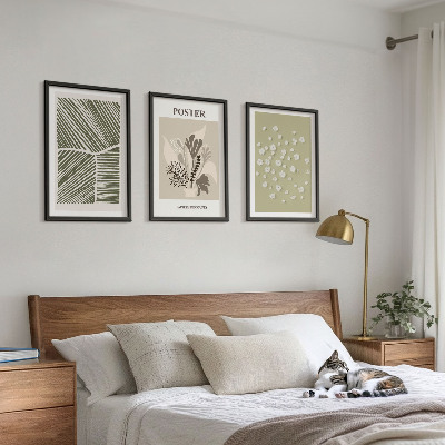Cadre photo mural Motifs végétaux discrets