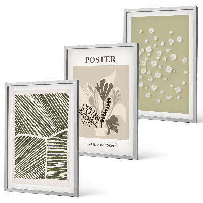 Cadre photo mural Motifs végétaux discrets