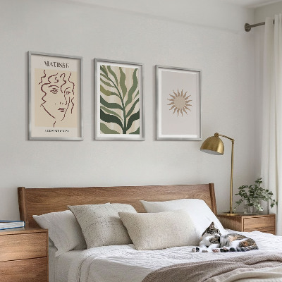 Cadre photo mural Motifs végétaux abstraits