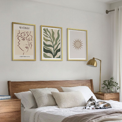 Cadre photo mural Motifs végétaux abstraits