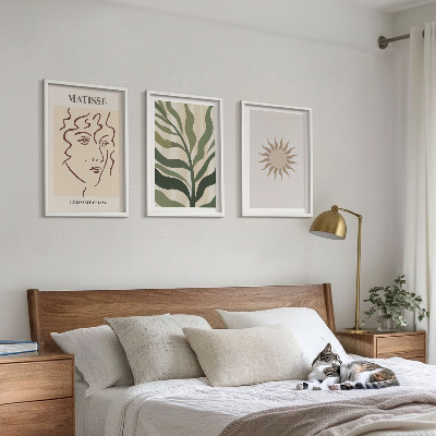 Cadre photo mural Motifs végétaux abstraits