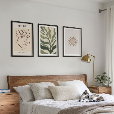Cadre photo mural Motifs végétaux abstraits