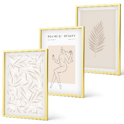 Cadre photo mural Motifs botaniques minimalistes