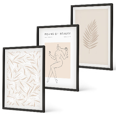 Cadre photo mural Motifs botaniques minimalistes