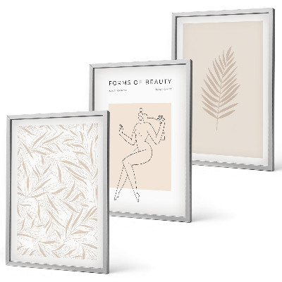 Cadre photo mural Motifs botaniques minimalistes