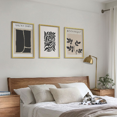 Cadre photo mural Motifs végétaux abstraits