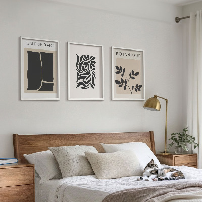 Cadre photo mural Motifs végétaux abstraits