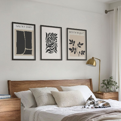 Cadre photo mural Motifs végétaux abstraits