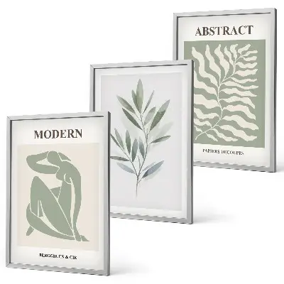 Cadre photo mural motif bohème style aquarelle de Matisse