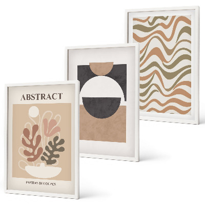Cadre photo mural Motifs de formes abstraites