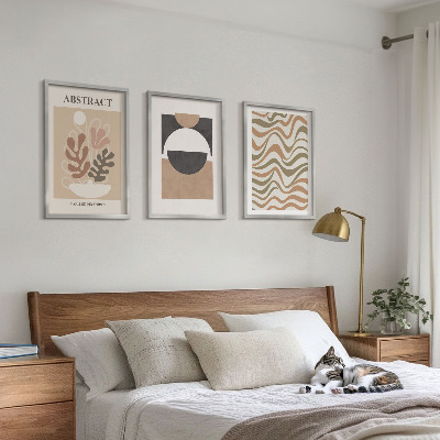 Cadre photo mural Motifs de formes abstraites