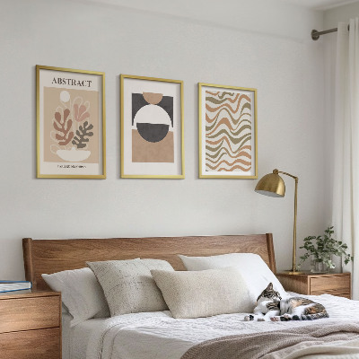 Cadre photo mural Motifs de formes abstraites