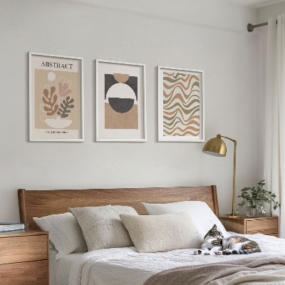 Cadre photo mural Motifs de formes abstraites