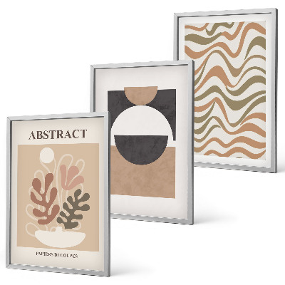 Cadre photo mural Motifs de formes abstraites