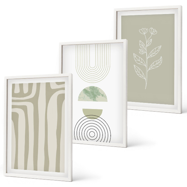 Cadre photo mural Motifs géométriques végétaux