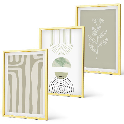 Cadre photo mural Motifs géométriques végétaux