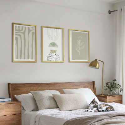 Cadre photo mural Motifs géométriques végétaux