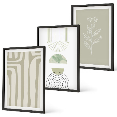Cadre photo mural Motifs géométriques végétaux