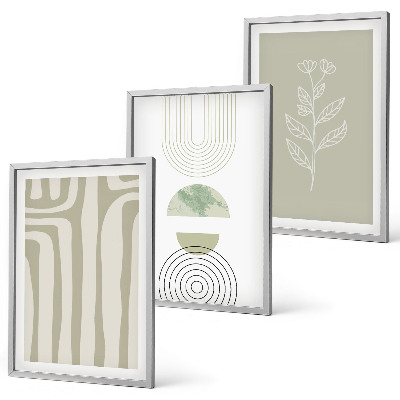 Cadre photo mural Motifs géométriques végétaux